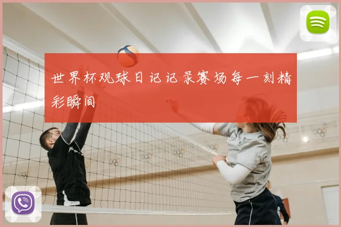 世界杯观球日记记录赛场每一刻精彩瞬间